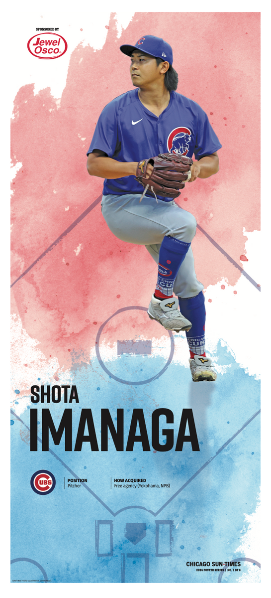 The Cubs' Shota Imanaga - Sports Fan Poster 3/8 – Chicago Sun-Times