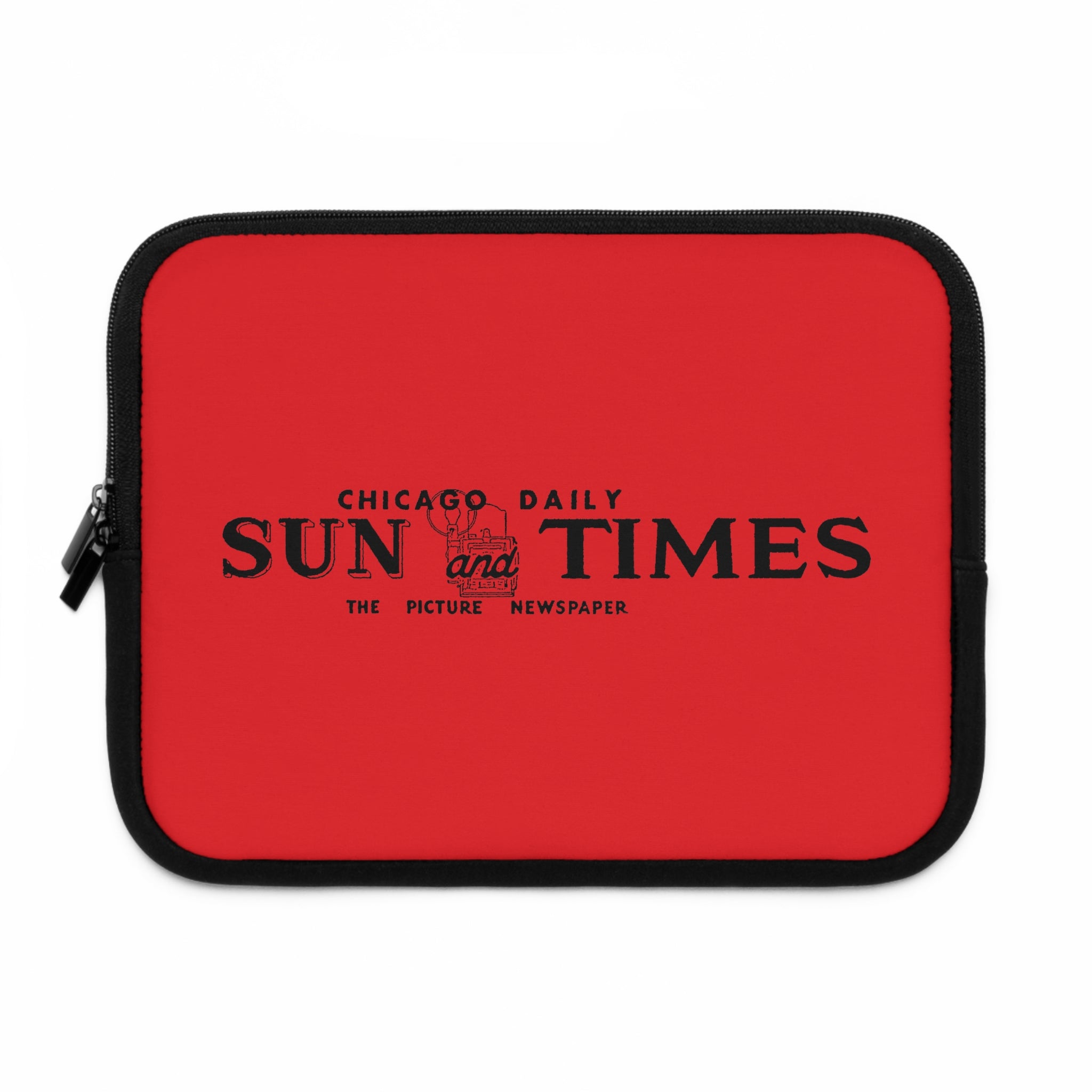 1940's "Chicago Daily Sun and Times" Vintage Logo Laptop/Tablet Sleeve