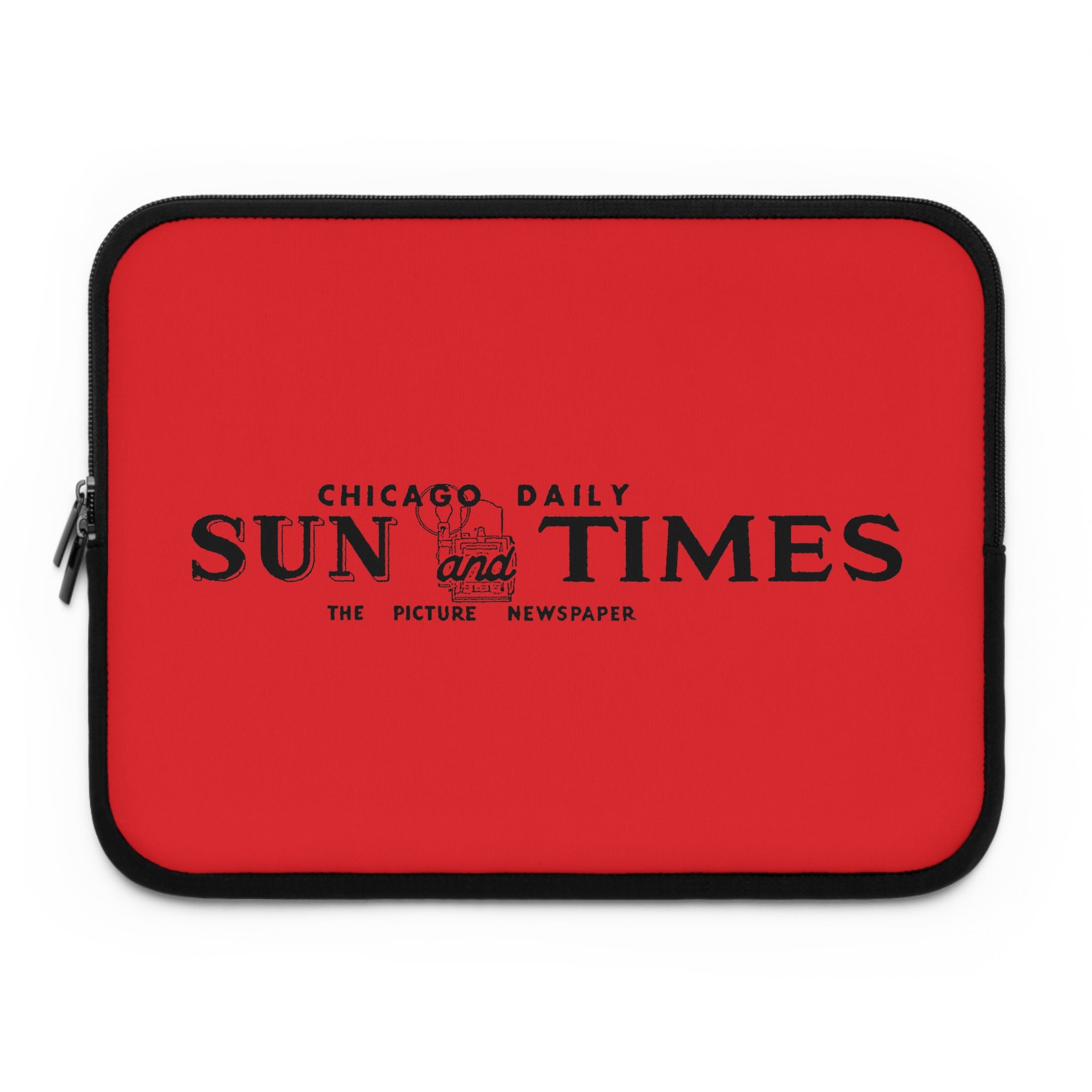 1940's "Chicago Daily Sun and Times" Vintage Logo Laptop/Tablet Sleeve