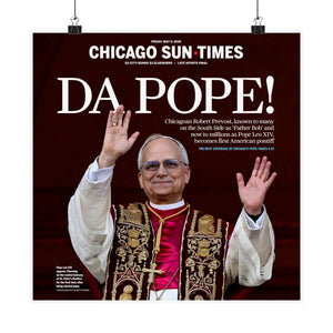 Da Pope! Front Page Unframed Print