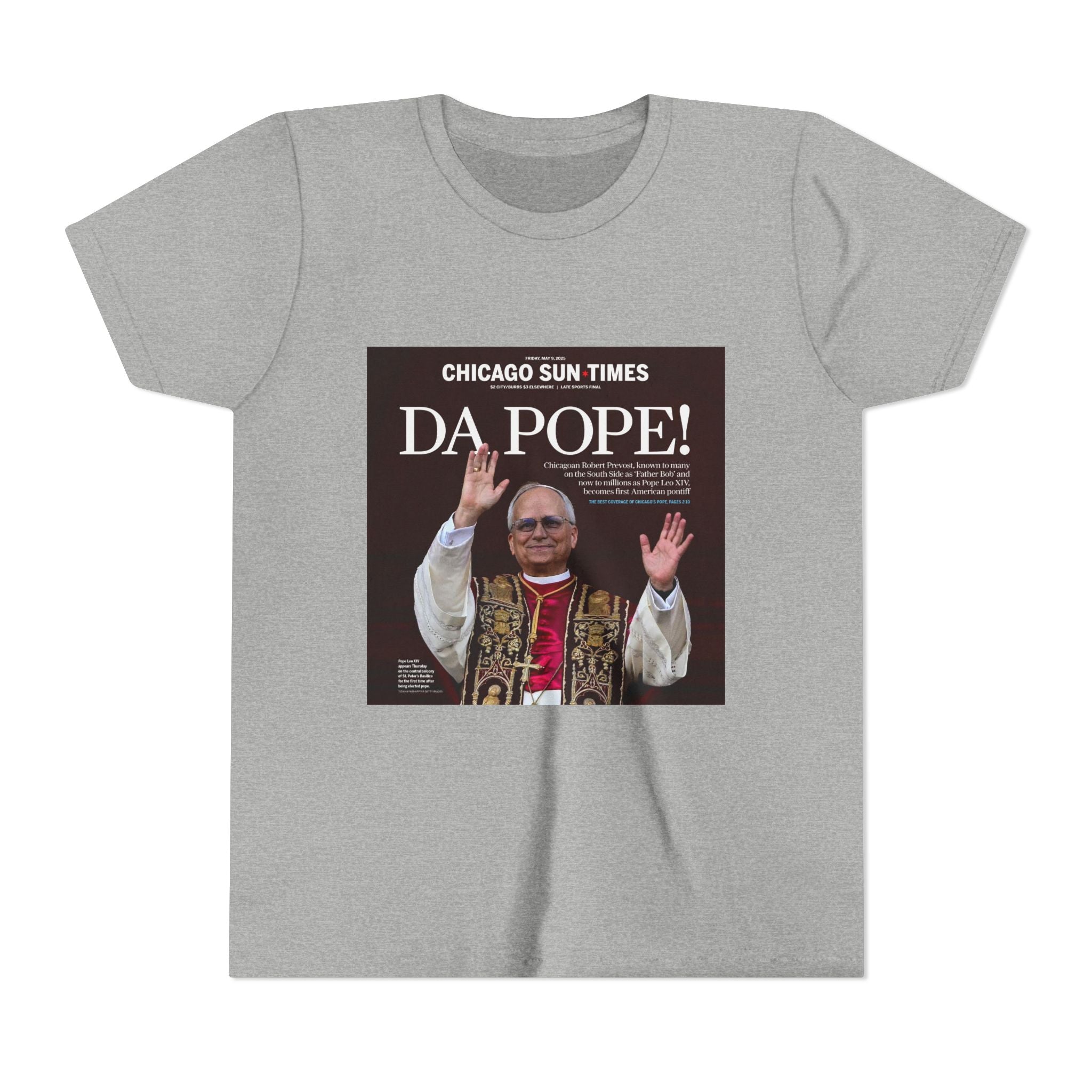 Da Pope! Front Page Kids Shirt