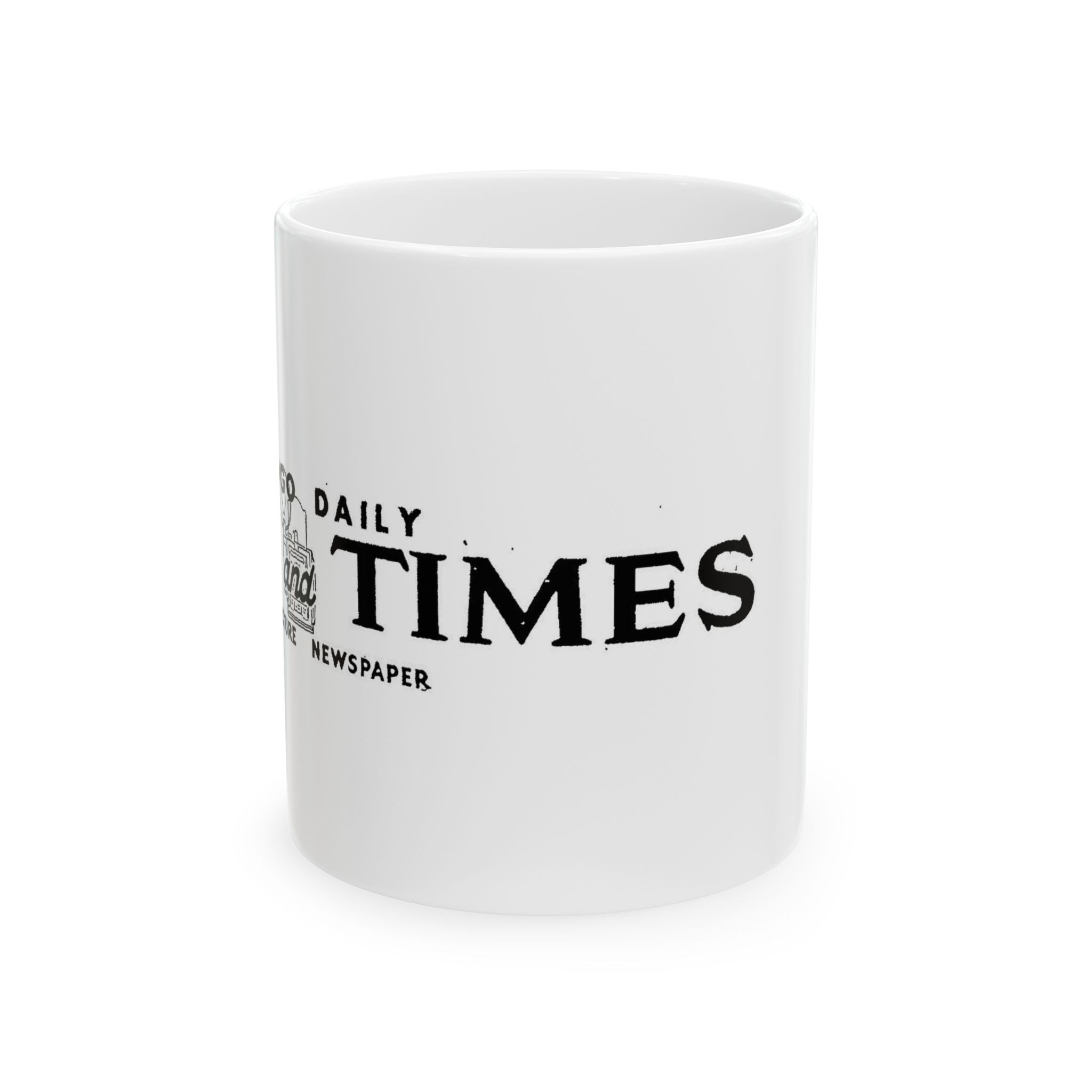 1940's "Chicago Daily Sun and Times" Vintage Logo Mug