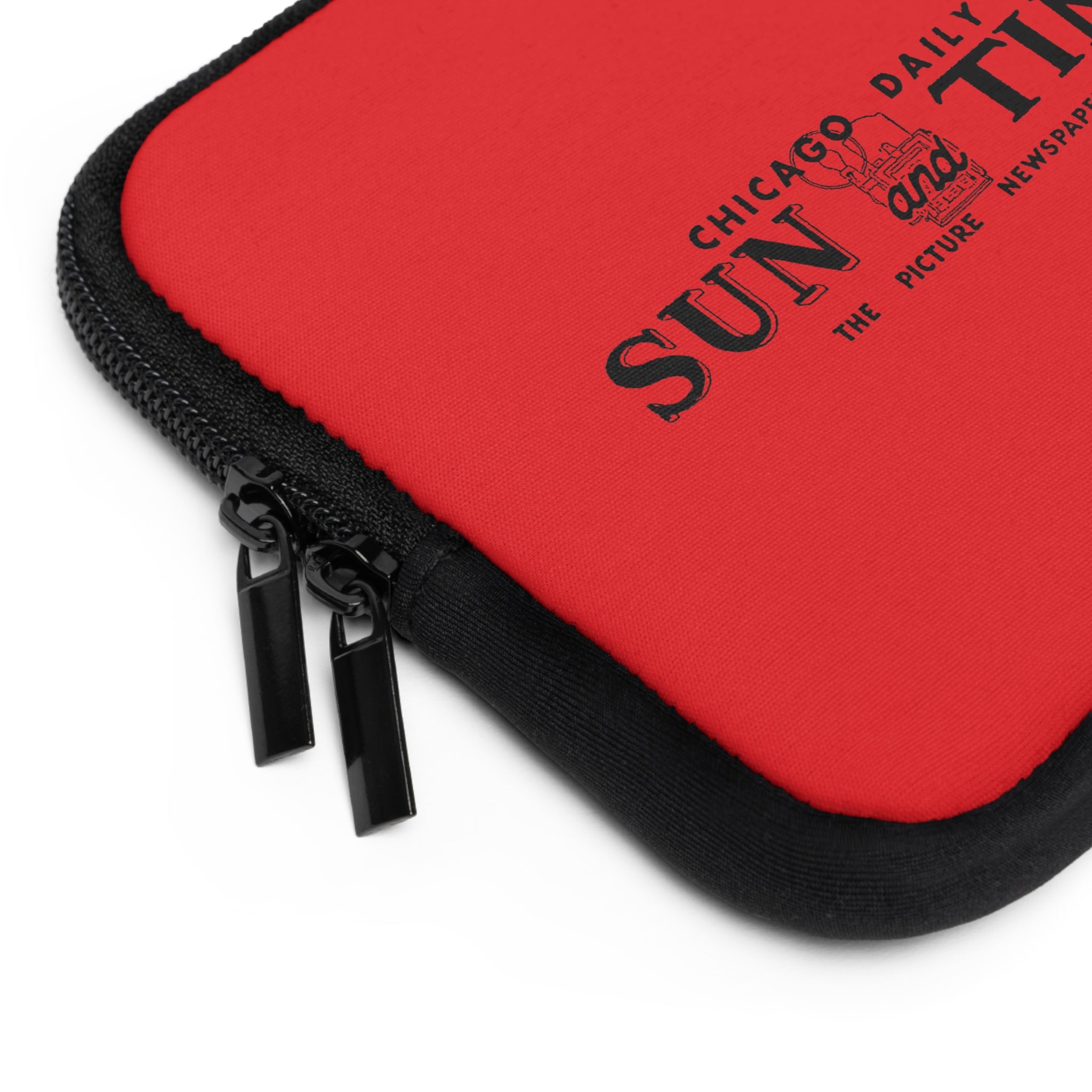 1940's "Chicago Daily Sun and Times" Vintage Logo Laptop/Tablet Sleeve