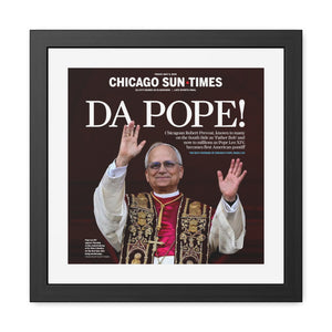 Da Pope! Front Page Framed Print