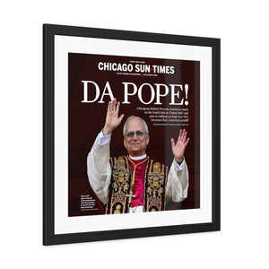 Da Pope! Front Page Framed Print