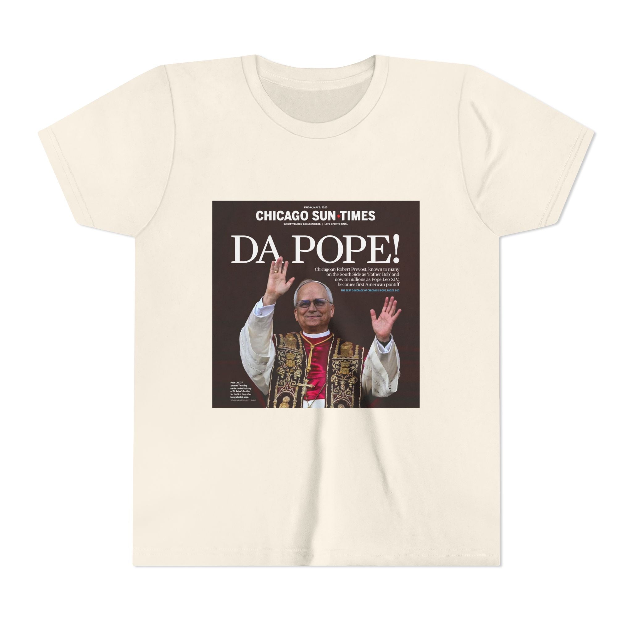 Da Pope! Front Page Kids Shirt