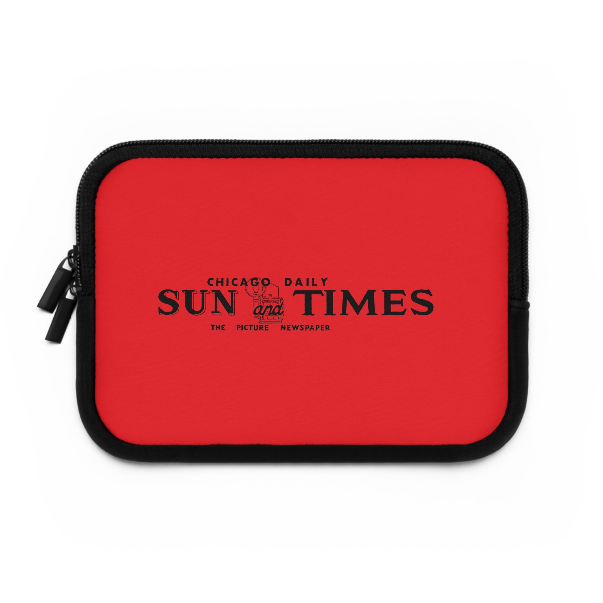 1940's "Chicago Daily Sun and Times" Vintage Logo Laptop/Tablet Sleeve