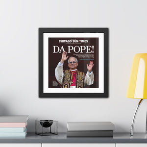 Da Pope! Front Page Framed Print