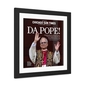 Da Pope! Front Page Framed Print