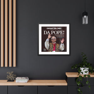 Da Pope! Front Page Framed Print