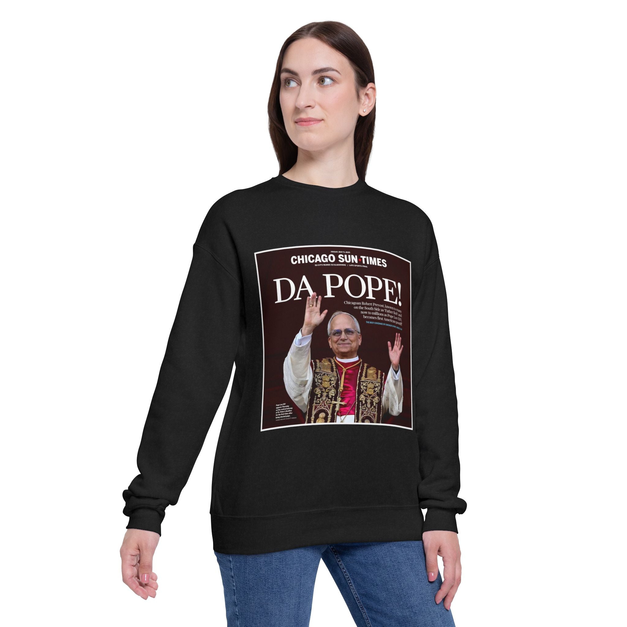Da Pope! Front Page Sweatshirt