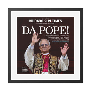 Da Pope! Front Page Framed Print