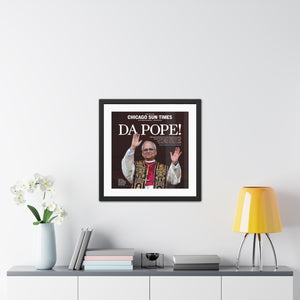 Da Pope! Front Page Framed Print