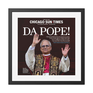 Da Pope! Front Page Framed Print