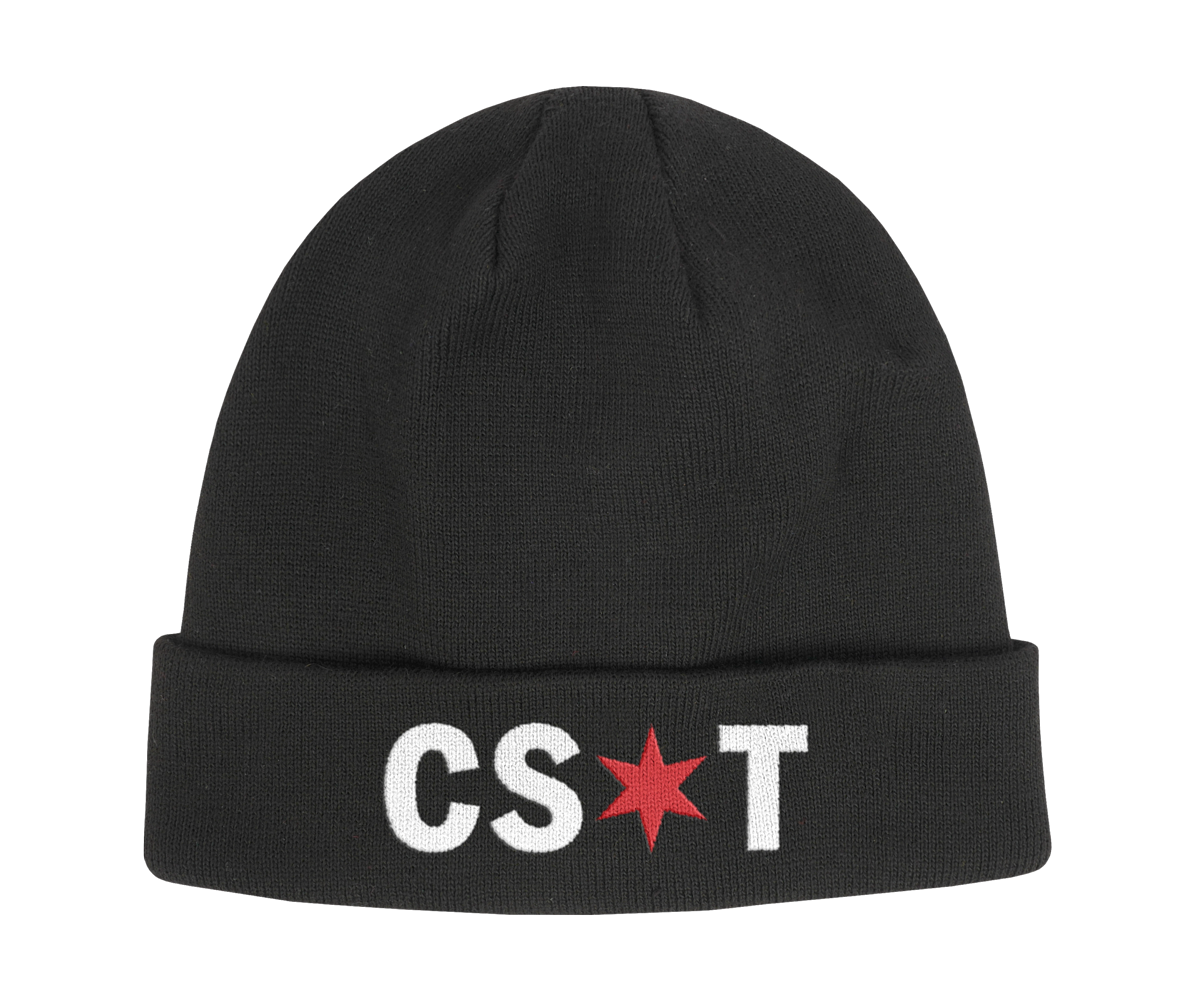 Chicago Sun Times Black Beanie