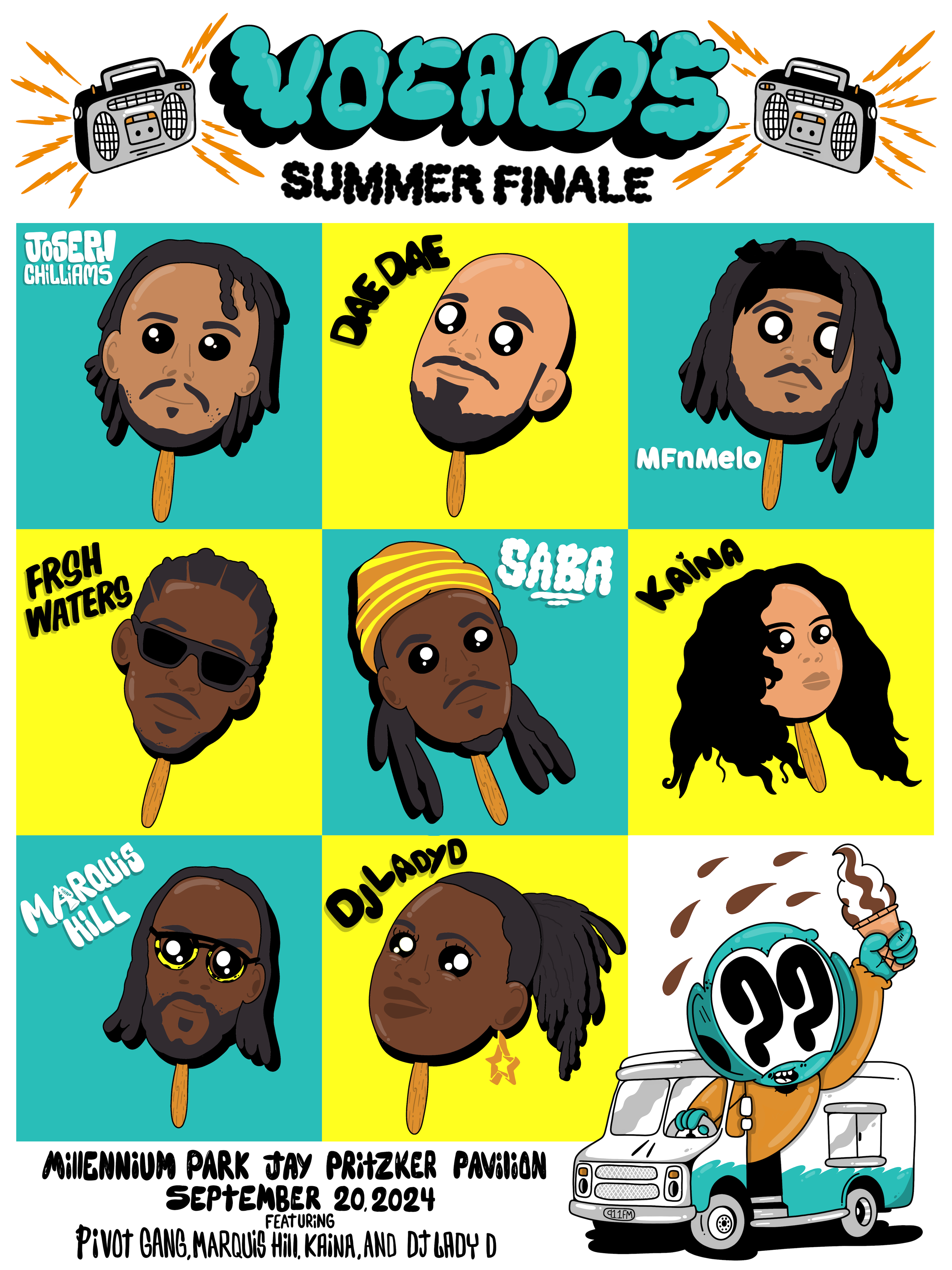 Vocalo's Summer Finale Poster
