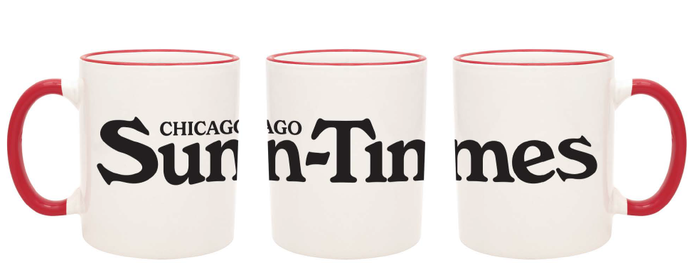Chicago Sun Times White/Red Mug